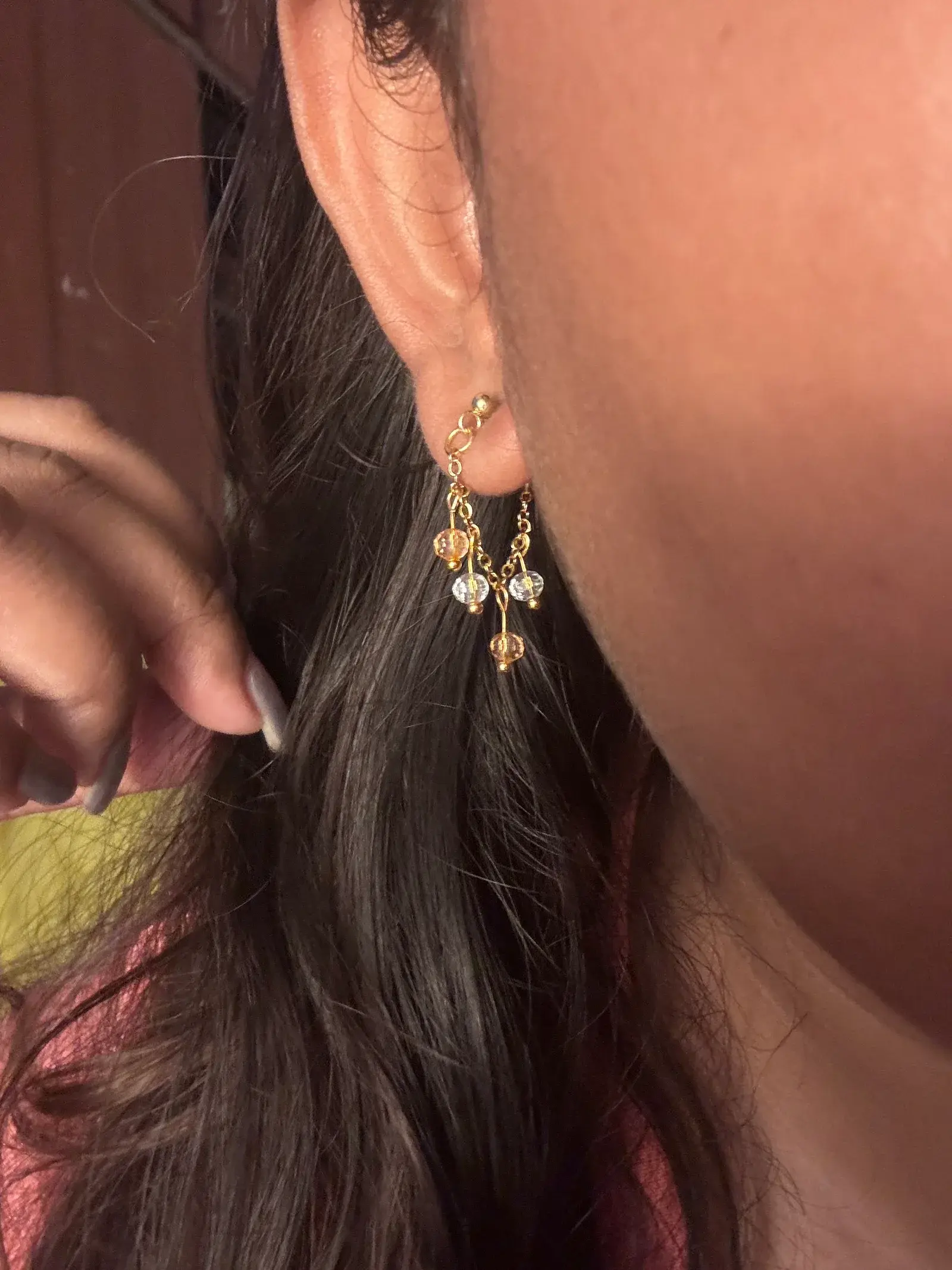 Crystal Cluster Mini Drop Studs